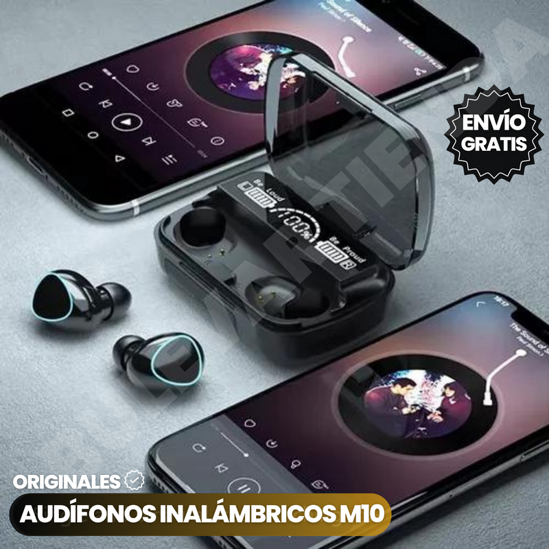 Earbuds Tws M10 Sound Headphones With Powerbank™ + Free Shipping 