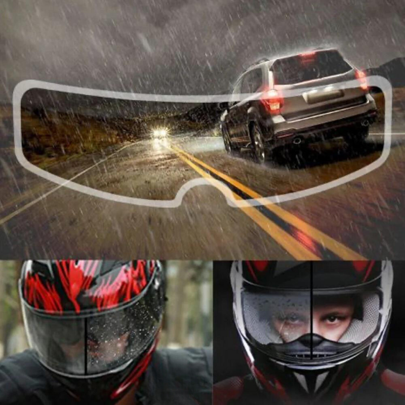 2X1 ANTI-RAIN FILM FOR HELMETS + FREE SHIPPING