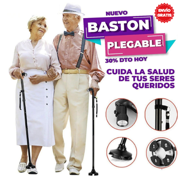 Folding Walking Stick: Stability and Safety at Every Step + Free Shipping 