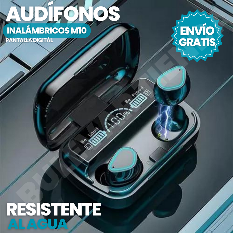 Earbuds Tws M10 Sound Headphones With Powerbank™ + Free Shipping 