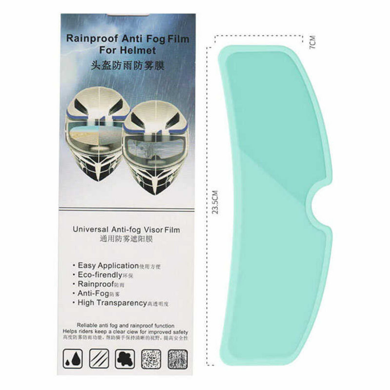 2X1 ANTI-RAIN FILM FOR HELMETS + FREE SHIPPING
