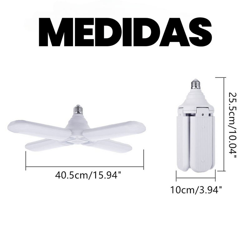 60W 4-Blade LED Bulb + Free Shipping 