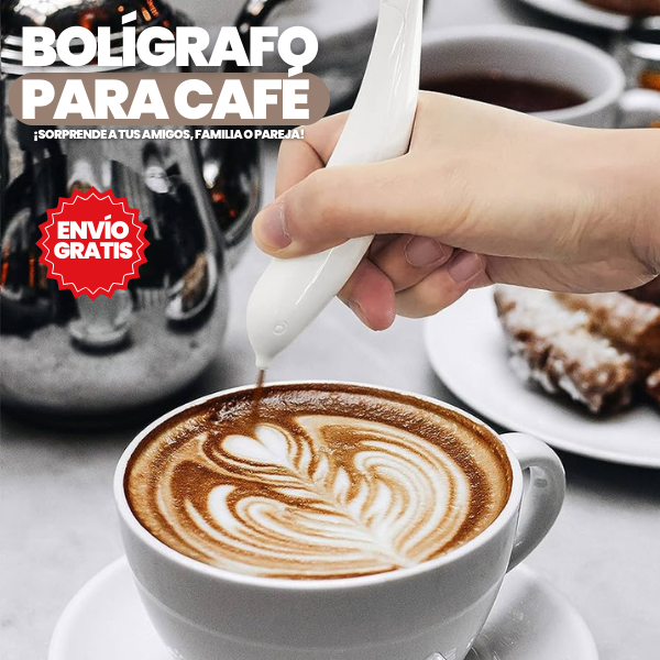 COFFEE DECORATED PEN + FREE SHIPPING 