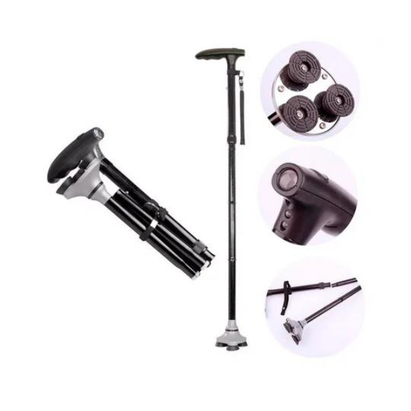 Folding Walking Stick: Stability and Safety at Every Step + Free Shipping 