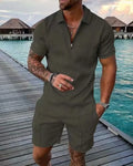 Short Sleeve POLO Shirt+Shorts