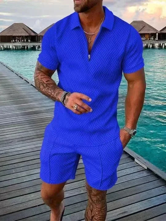 Short Sleeve POLO Shirt+Shorts