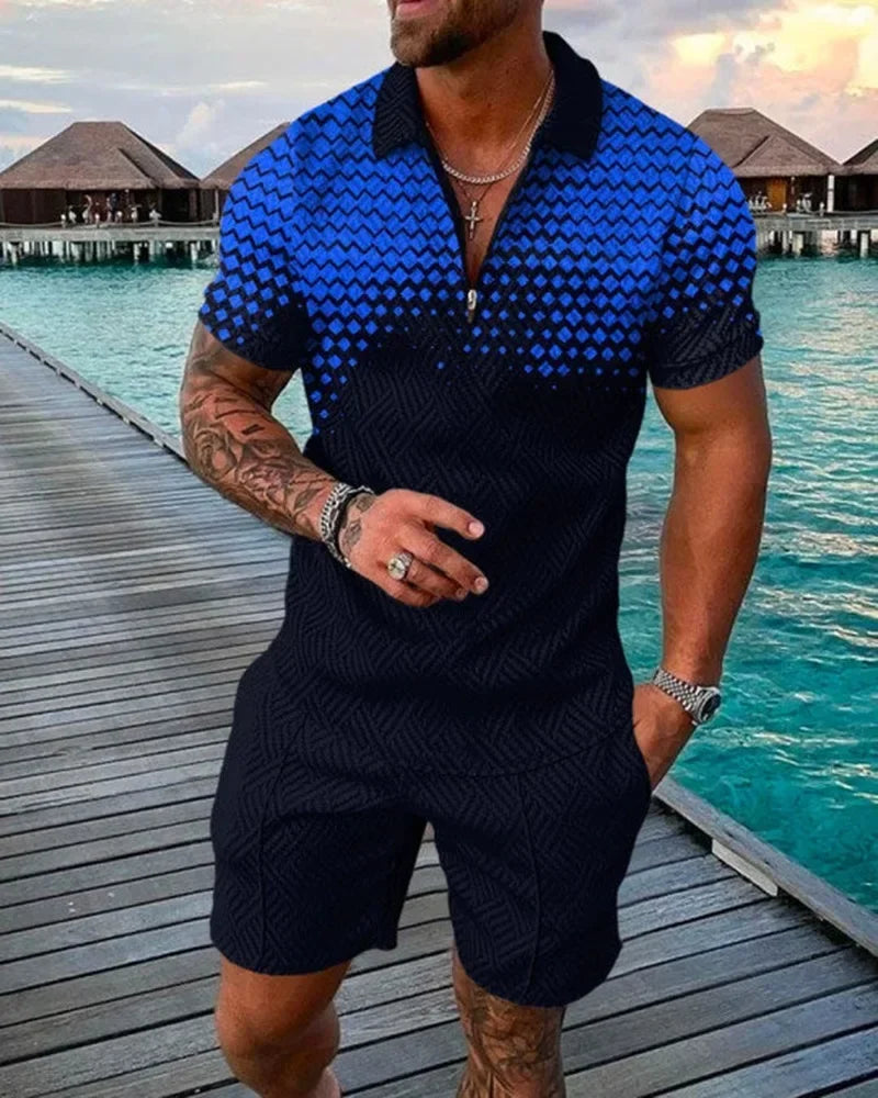 Short Sleeve POLO Shirt+Shorts