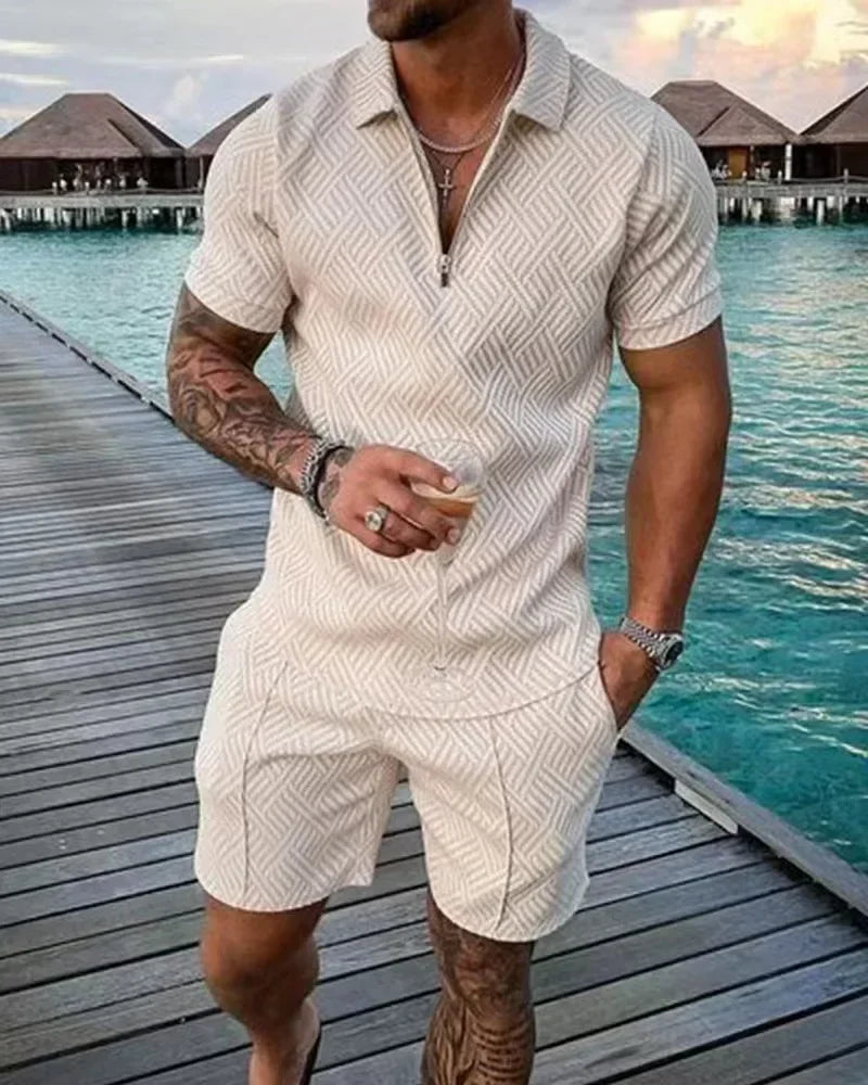 Short Sleeve POLO Shirt+Shorts